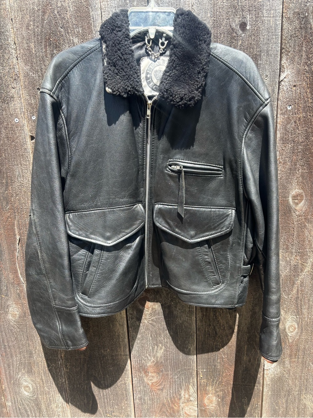 Leather jacket